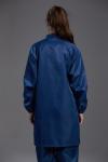 Anti Static ESD Garment Resuable labcoat Class1000 straight open zipper stand