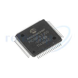 PIC18F67J50-I/PT High-Performance, 1-Mbit Flash USB Microcontrollers 48 MHz 50 I/O 2V to 3.6V TQFP-64