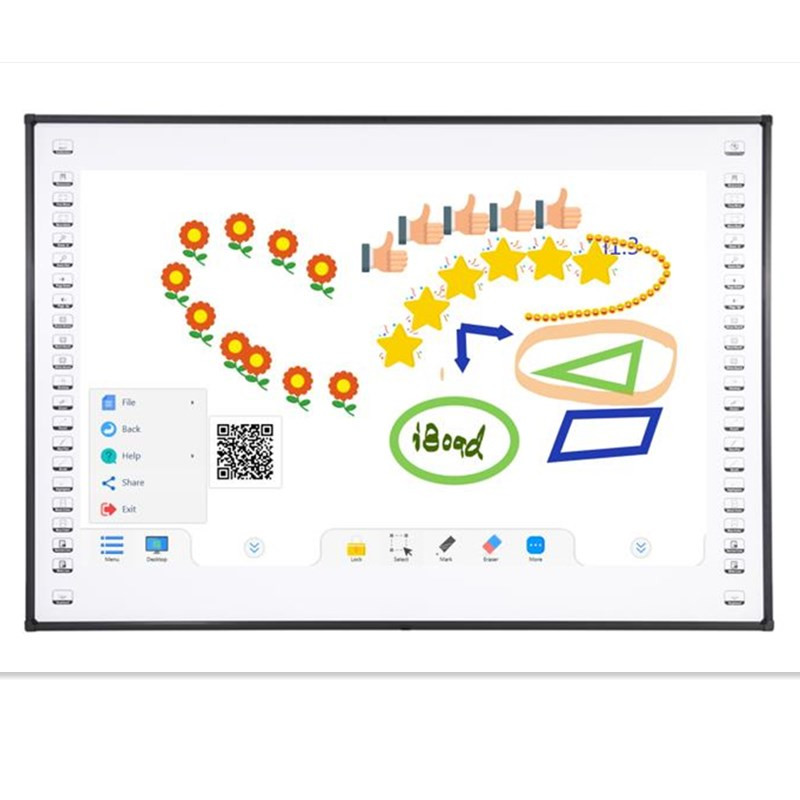 Whiteboard 102 Inch Interactive Projector Board For School Classroom From IBoard Factory