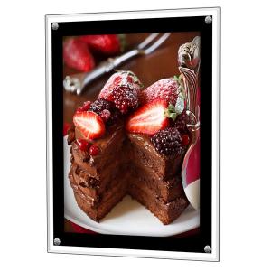 China Giant White LED Light Box Display Stand Snap Frame For Hotels / Shopping Mall on sale