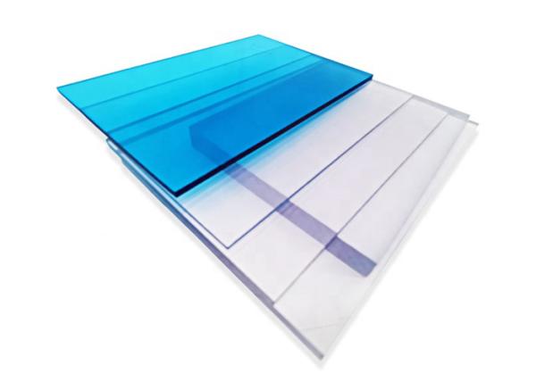 Quality Solar Flat Solid Polycarbonate Sheet Fire Resistant Explosionproof for sale