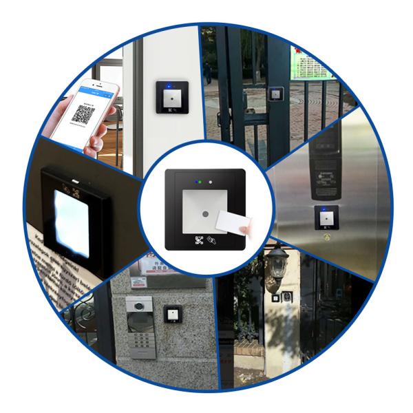 RD002 QR IC NFC RFID Scanner Access Control System White Light 1D 2D for GYM