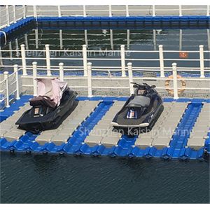 Blue Orange Modular Floating Cube Dock For Yacht Floating Pontoon Jet Ski And
