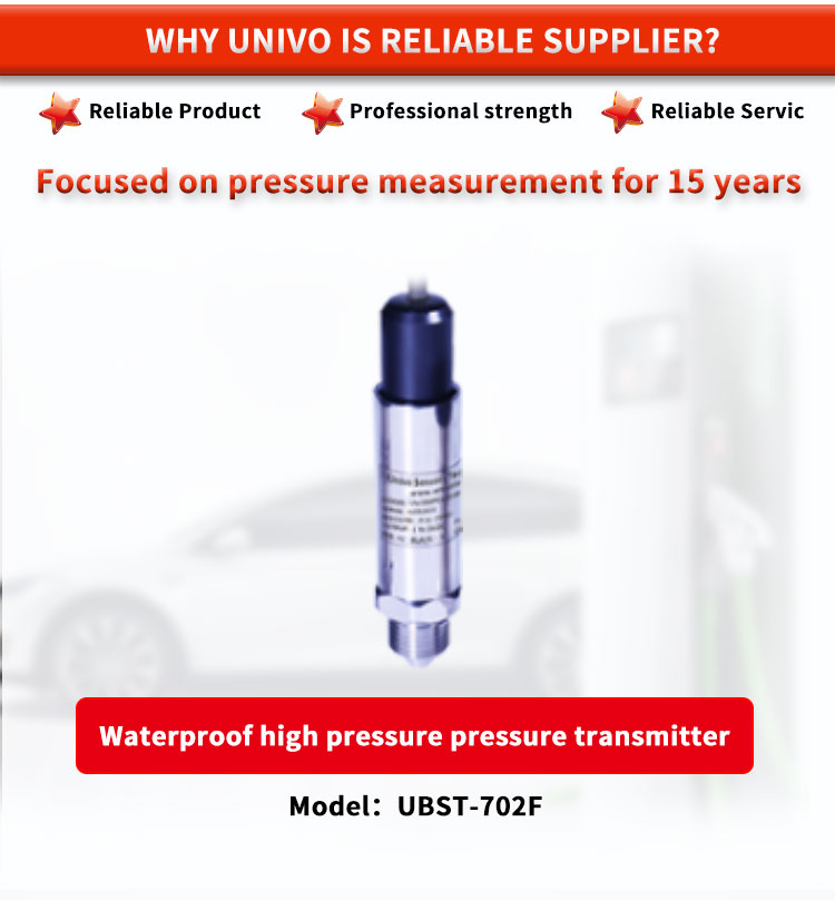 UBST-702F Univo Waterproaof Customized Pressure Sensors for Oil Liquid Level Control