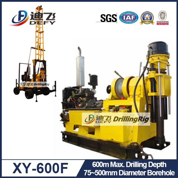 XY-600F Core Rotary Drilling Rig for 600 Meters