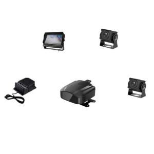 RCM-DI3 bsd box All-in-one 2 channel mobile DVR with lighting alarm GPS WIFI 4G 12-36V