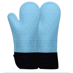 Buy cheap Quilted Liner Oven Mitts Pot Holder BPA Free Flameretardant Steamproof product