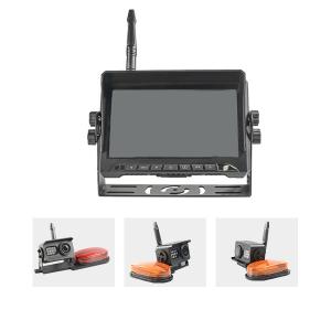 Waterproof IP69K RV Wireless Backup Camera 7 DVR Receiver Screen