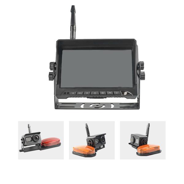 Quality Waterproof IP69K RV Wireless Backup Camera 7" DVR Receiver Screen for sale