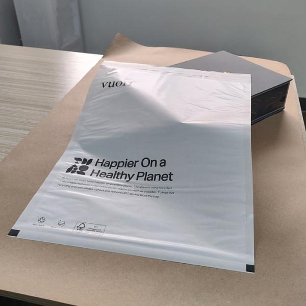 Custom Printed Recyclable Glassine Paper Bag for Gift box With Flap