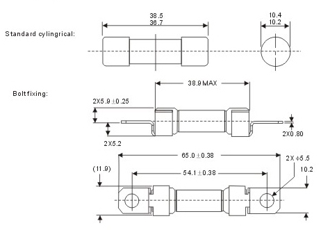 5AG Cylinder Midget Link Photovoltaic Ceramic Tube Fuse 10A 1000V gPV For Digital Multimeters Solar Panel