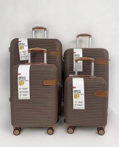 Practical ABS PC Luggage Multi Function Unisex With Double Zipper