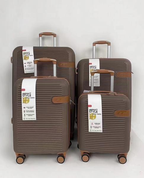 Quality Practical ABS PC Luggage Multi Function Unisex With Double Zipper for sale
