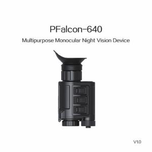 PFalcon-640 Thermal Monocular Night Vision Infrared Thermal Imaging 350 G