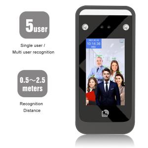 Buy cheap Linux 3.10 4.3 Inch Face Biometrics Attendance System AI Access Control product