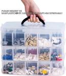 Adjustable Compartments,Stackable Storage Containers For Arts And Crafts, Toy,