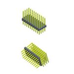 2.00mm PCB Pin Header Four Row Straight Right Angle