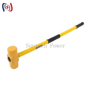 China Big Sledge Hammer Blacksmith Hammer with Fiberglass Handle Material on sale