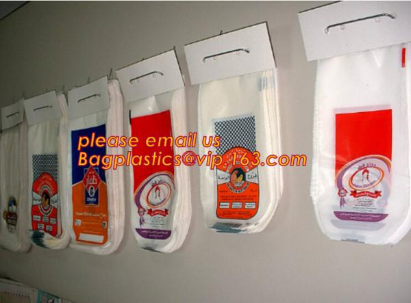 Quality Virgin PE Reclosable Clear Flat Plastic Wicketted bag for packing food,Side Sealed Wicket Bag with Metal on the Blocked for sale
