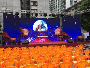 IP65 P6.67 RGB LED Wall Screen Display Outdoor , High Refresh Rate LED Video Display