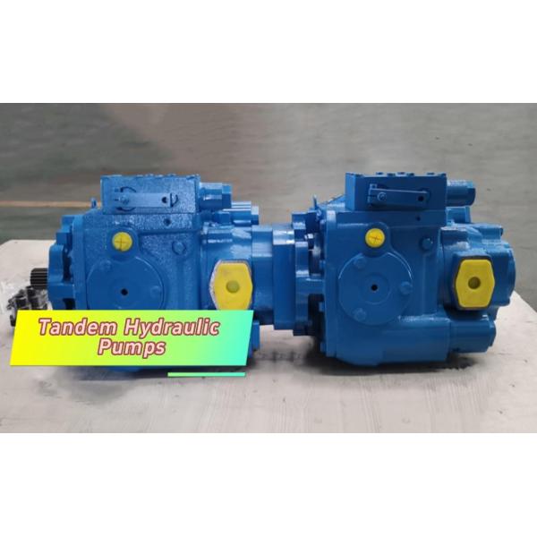 Variable Displacement Axial Piston Tandem Hydraulic Pumps 110cc/R+110cc/R