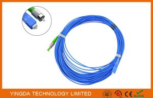 China APC Fiber Optic Patch Cord , FC to SC Fiber Patch Cable Blue Singlemode 1.8mm LSZH on sale