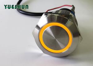 Buy cheap Miniature Illuminated Push Button Switch 19mm Latching Momentary Moistureproof product