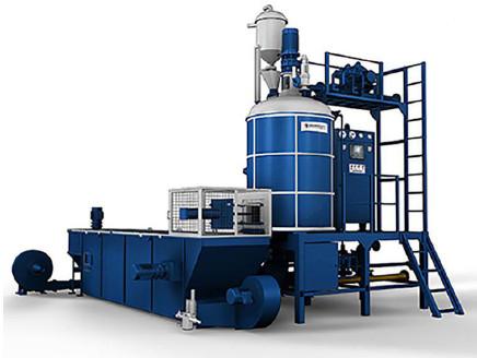 Quality Automatic Feeding System EPS Foam Production Line Batch Pre Expander Machine for sale
