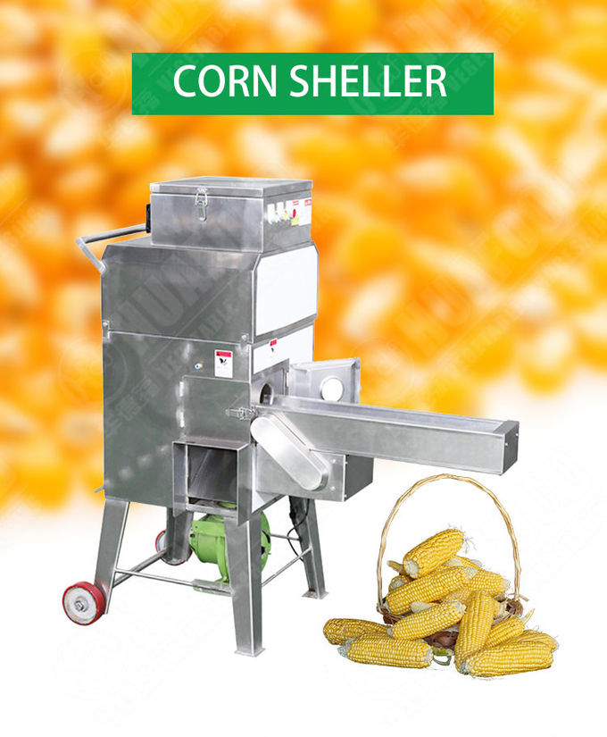 Corn Sheller Thresher 2t/h Automatic Food Processing Machines