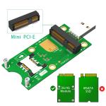 Laptop 8pin Mini PCI-E To USB Adapter Card For WWAN LTE Module