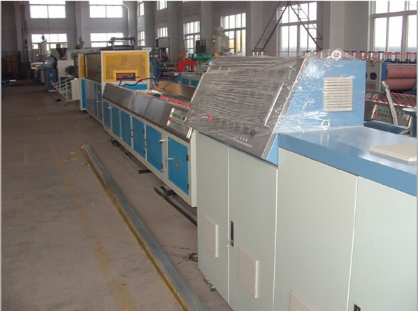 High output PVC Floor and door frame making machine , Double Screw
