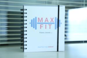 Buy cheap Custom Size Spiral Bound Notebook Multi Functional For Gym Workout Log / Food Journal product