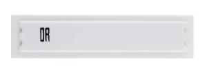 Buy cheap 58kHz White DR AM Soft Labels Print Barcode Labels for Anti Theft Source Tag product