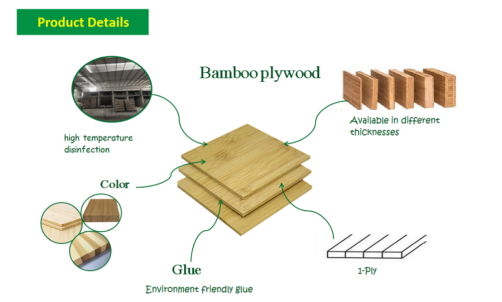 Directly Sell Modern Design Style Solid Bamboo Plywood with Customizable Specifications