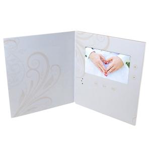 Buy cheap Customized 4.3Inch 5inch 7inch Lcd video brochure Video Book Greeting Card Folder Digital Business Card Wedding Card product