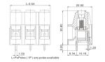 20-6AWG Power Terminal Block / CET10 12.7mm Pitch Terminal Strip Connector