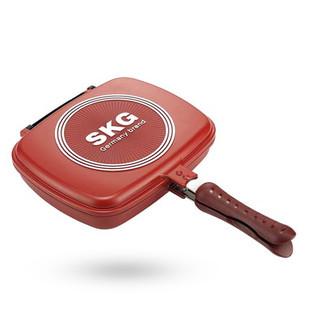Quality Die Cast Aluminum Non-stick Happy Call Double Grill Pan for sale