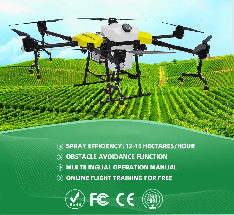 Long Flight Time Drone Power Sprayer 6 Axis Paylorad UAV Professional Drones