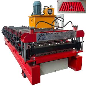 Buy cheap 840 trapezoidal sheet and 836 corrugated double layer roll forming machine for Bolivia product