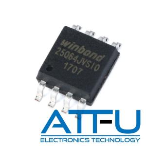 133Mhz Clock Frequency IC Circuit Board , W25Q64JVSSIQ 64M BIT Dual Quad SPI / QPI