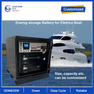 Buy cheap CLF OEM ODM IP65 LiFePO4 Battery Pack Lithium Battery With Long Life Cycle Energy Storage For Electric Boat Marine 48V product