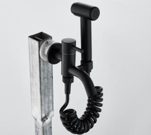 Buy cheap Black Wall Mounted ODM Mixer Tap Sprayer Faucet Set product