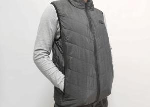 Windproof Far Infrared Heated Jacket With Zipper Pockets
