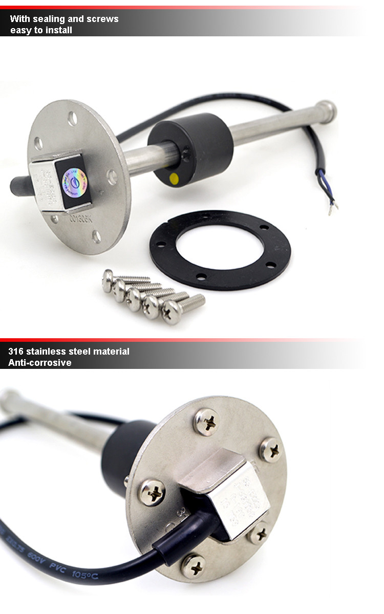 SAE Standard Liquid Water Level Sensor / Marine Diesel Level Sensor