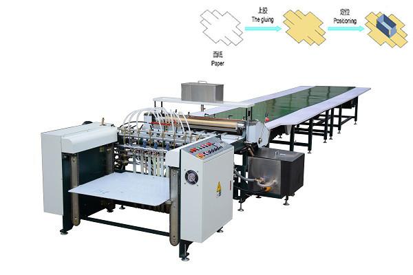 Quality Automatic Gluing Machine For Making Gift Boxes / Hard Book Case for sale
