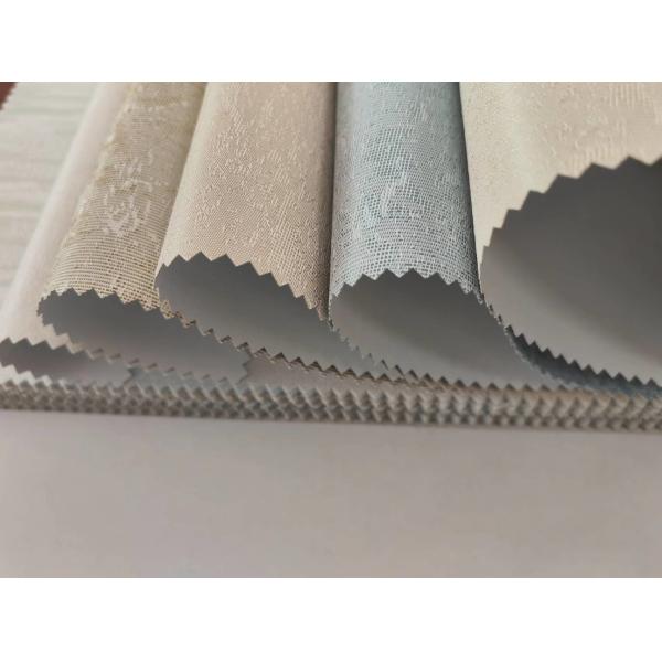 Quality 420gsm Sheer Roller Blind Fabric Manual Roller Jacquard Curtain Fabrics for sale