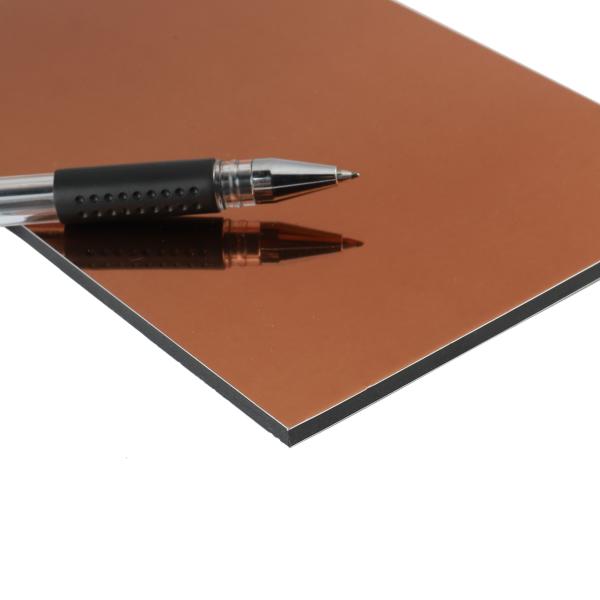 Multi Scene Nontoxic ACP Sheet Mirror Finish , Anticorrosive Mirror Composite