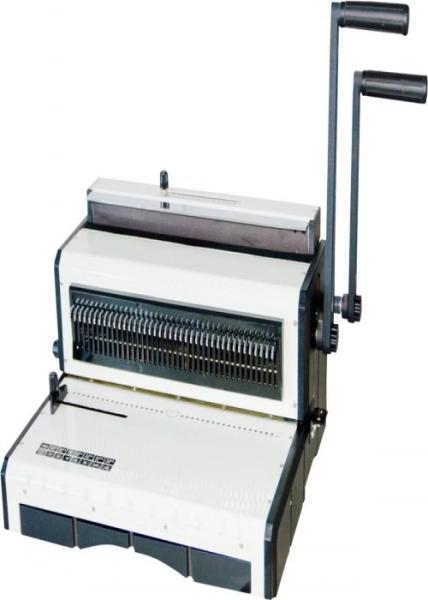 Quality Double Loop Wire And Plastic Comb Plastic Press Punching Binding Machine for sale