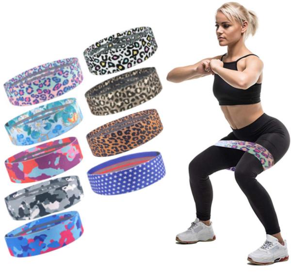 Quality Super Elastic Yoga Resistance Loop Band Anti Slip For Hip Workout for sale