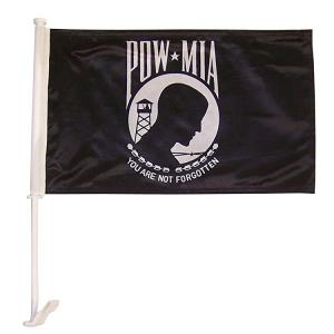 Pow Flagolden car flags screen printed high quality
